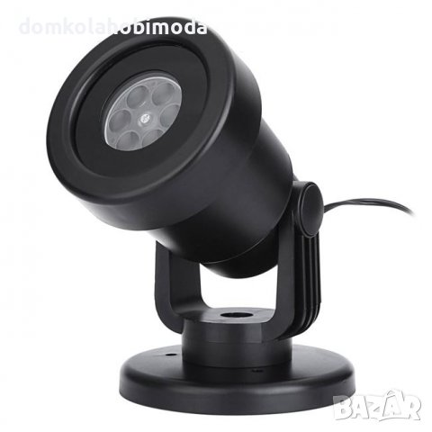 Коледен LED фоторитмичен проектор,Снежинки и токи,220 волта , снимка 2 - Коледни подаръци - 38649148