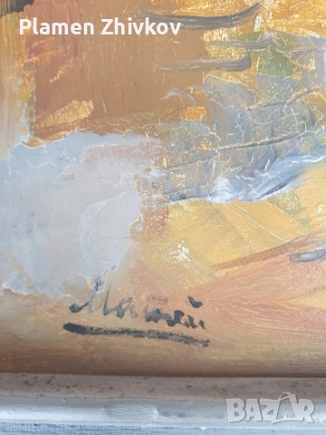 масло на картон , снимка 8 - Картини - 52332797