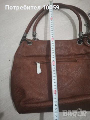 Нова дамска чанта Daniele Donati, кафява, снимка 2 - Чанти - 39313314