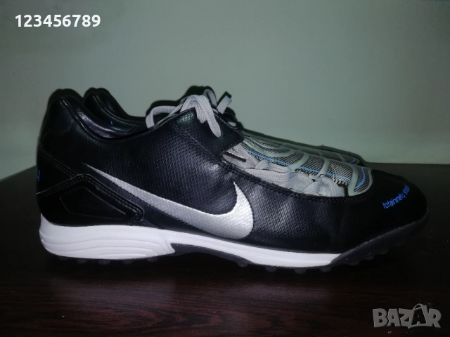 Nike T90 Total 90 Laser Shoot оригинални маратонки обувки спортни 46 номер черни стоножки, снимка 3 - Маратонки - 52188977