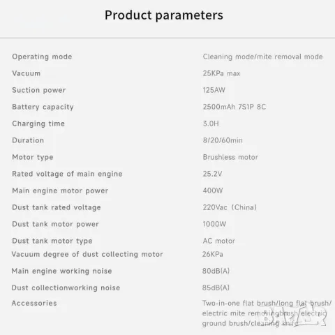 Безкабелна прахосмукачка с автоматично самопочистване Xiaomi Lydsto H4 * Безплатна доставка, снимка 10 - Прахосмукачки - 47461940
