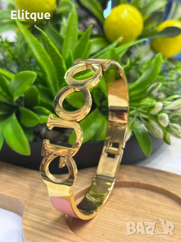 гривни от висококачествена стомана ysl saint laurent hermes Gucci Louis Vuitton Ralph Lauren , снимка 10 - Гривни - 52908038