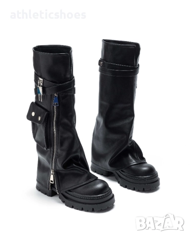 Дамски ботуши на платформа-ПРОМОЦИЯ