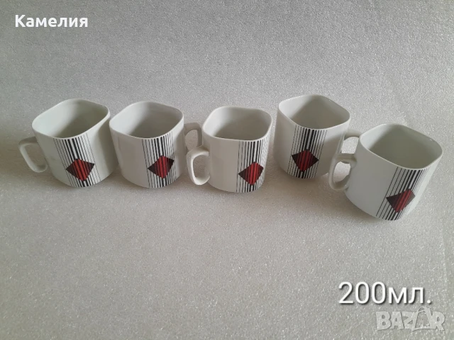 Сервиз - чаши за кафе и чай, 200мл.