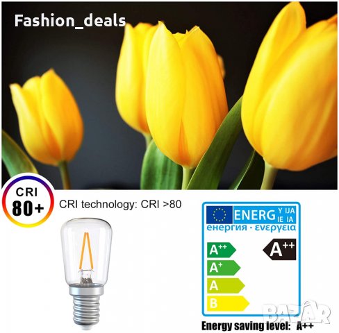 Нови 3 броя електрически крушки база E14 1,5W А+ клас топло бяло 2700K, снимка 4 - Други - 34718206