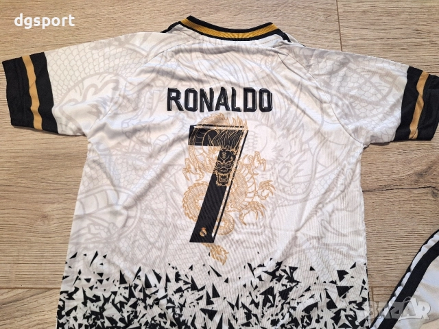 Детски екип на К.Роналдо РЕАЛ М дракон!!!, снимка 3 - Футбол - 48064311