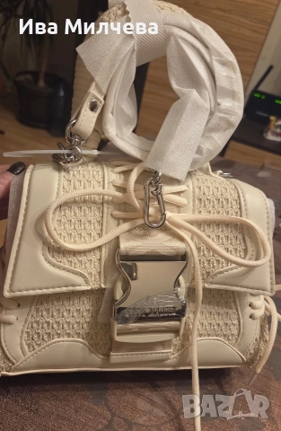 Чантичка Steve Madden Bdiego ecru, снимка 2 - Чанти - 52957689
