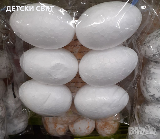 Декоративни яйца - бели и шарени, снимка 2 - Декорация за дома - 35923320
