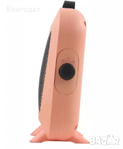 Кварцова печка, 800W, корал/ бял цвят, снимка 6 - Отоплителни печки - 52883531