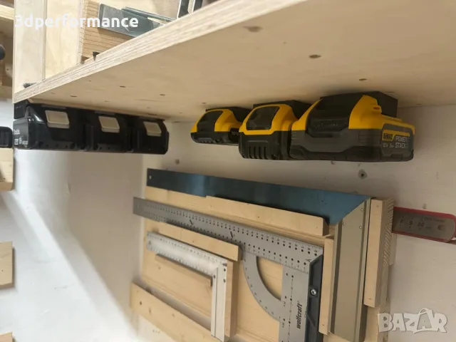 Стойки за батерии Макита, Девалт, Бош, Парксайд, Милуоки, Ейнхел, Райдер и д-р.