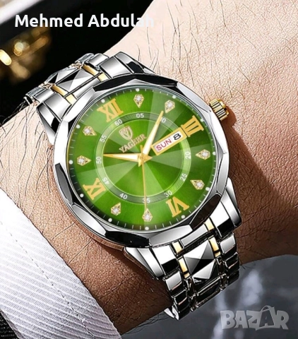 Различни модели мъжки календарни светещи кварцови часовници, снимка 15 - Мъжки - 52003098