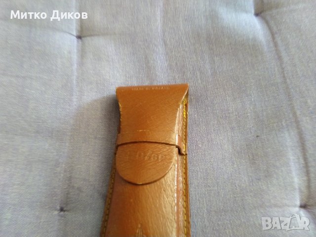 Калъвче нож или друго естествена кожа вътрешен размер 130х36мм, снимка 2 - Оборудване и аксесоари за оръжия - 41936982