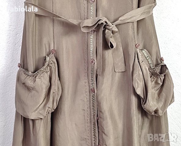 Essentiel silk dress S, снимка 4 - Рокли - 41478175