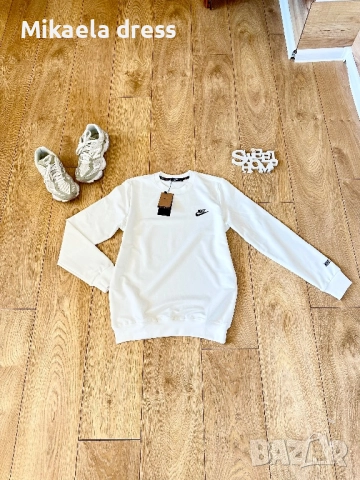 Nike!Суперсвеж ежедневен памучен суичър Nike.Размери С М и Л, снимка 7 - Суичъри - 52150531