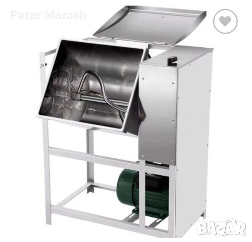 Професионална електрическа бъркалка за кайма и тесто 25кг – 2500W, Машина за месене отнеръждаема сто, снимка 3 - Други инструменти - 52222643