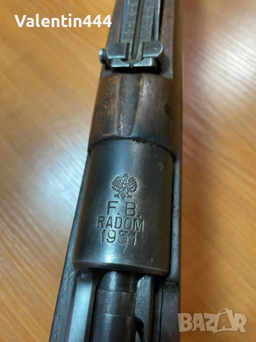   "МАУЗЕР - К 29" -  RADOM  - 1931 г.  - ДЕАКТИВИРАНА, снимка 6 - Бойно оръжие - 53492754