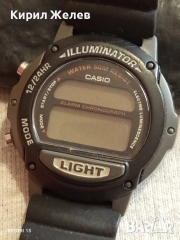Марков електронен часовник CASIO ILLUMINATOR рядък модел 51840, снимка 2 - Мъжки - 53484232