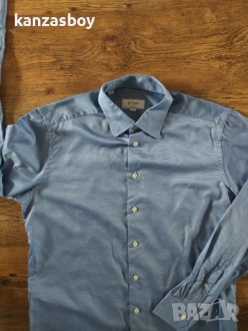 Eton - страхотна мъжка риза КАТО НОВА, снимка 2 - Ризи - 44810096