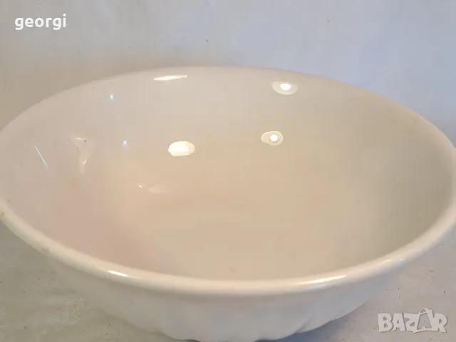 голяма италианска керамична купа леген 23/1, снимка 2 - Антикварни и старинни предмети - 49302663