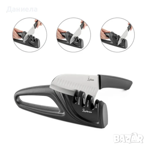 Точило за ножове Luigi Ferrero Prima FR-1505, снимка 7 - Аксесоари за кухня - 51117704