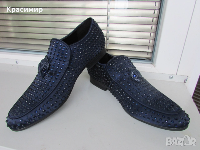 Мъжки обувки с камъни Kurt Geiger, снимка 7 - Официални обувки - 52530682