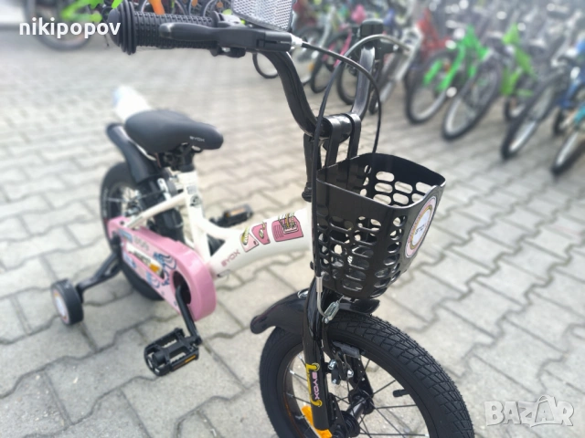 BYOX Велосипед 14" ROBO бял