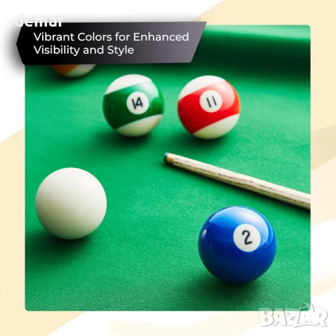 Билярдни топки Cue-King, клас 2”, размер за Обединеното кралство, първокласно качество, снимка 5 - Други спортове - 50796915