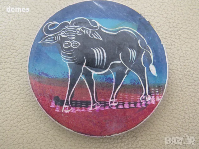 Подложки за 6 чаши от сапунен камък BIG 5, Кения, снимка 7 - Други - 49634572