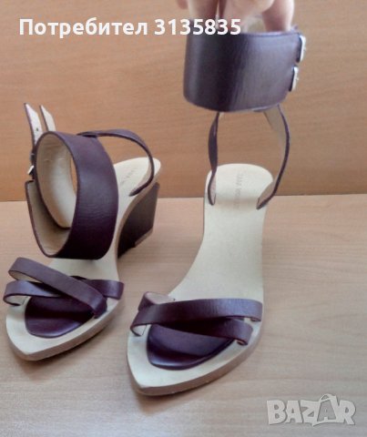 Дамски сандали Zara, естествена кожа