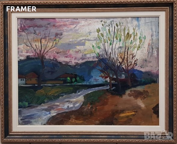 Масло от Ани Трингова -дъщеря на Константин Трингов - Пейзаж