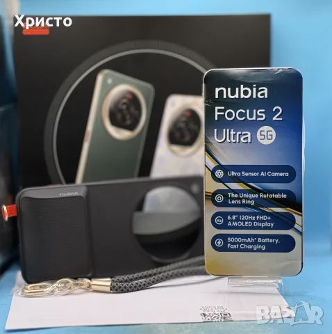 ГАРАНЦИОНЕН!!! ZTE Nubia Focus 2 Ultra 5G, 8GB RAM, 512GB, Forest Green