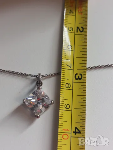 Сребърно колие 925, снимка 4 - Колиета, медальони, синджири - 50393328