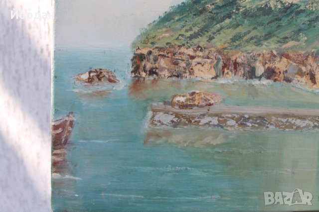 Майсторска картина масло върху платно, снимка 7 - Антикварни и старинни предмети - 41808181