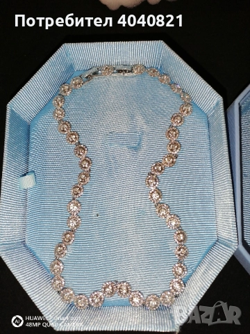 Swarovski - Колие ANGELIC, снимка 5 - Колиета, медальони, синджири - 52586445