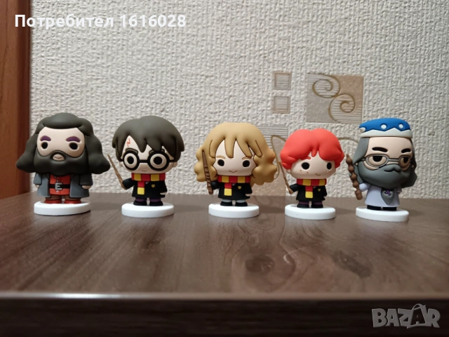 Комплект от 5 колекционерски фигурки Хари Потър., снимка 2 - Колекции - 46502298