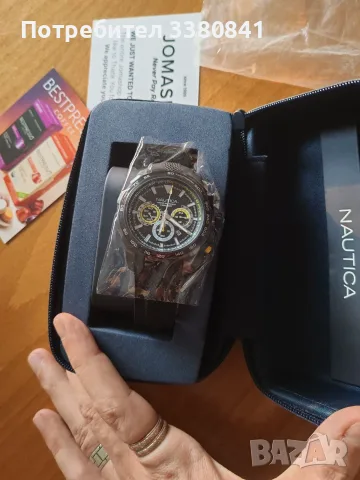Nautica Nst chronograph NAPNSF306 46мм, снимка 13 - Мъжки - 56047224