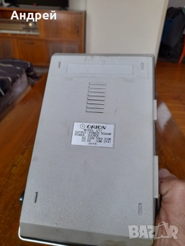 Стар касетофон Orion, снимка 6 - Антикварни и старинни предмети - 53649771