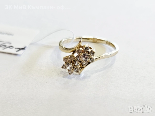 Златен пръстен 2.32гр 07403-25, снимка 2 - Пръстени - 53403963