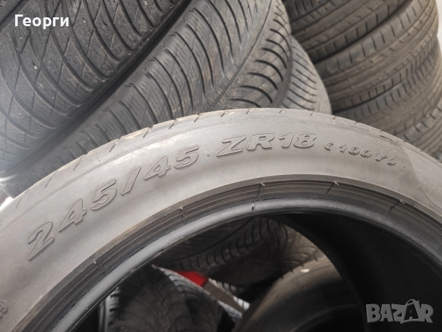 2бр.летни гуми 245/45/18 Pirelli, снимка 4 - Гуми и джанти - 52745555