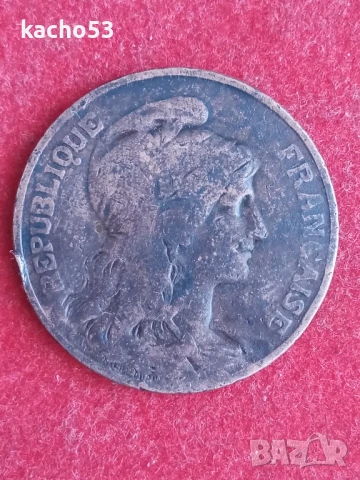 10 сантима 1902 г. Франция, снимка 2 - Нумизматика и бонистика - 51063333