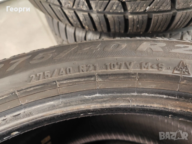 4бр.зимни гуми 275/40/21 Pirelli, снимка 5 - Гуми и джанти - 53744144