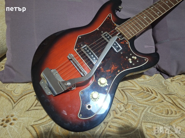 Ретро японска електрическа китара, снимка 3 - Китари - 53156514