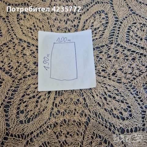 Покривало за легло или канапе плетено на една кука. , снимка 2 - Декорация за дома - 52894900