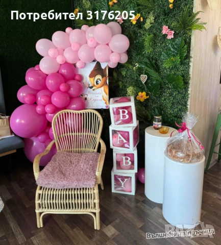 Украса за бебешко парти, снимка 5 - Детегледачки, детски центрове - 51197735