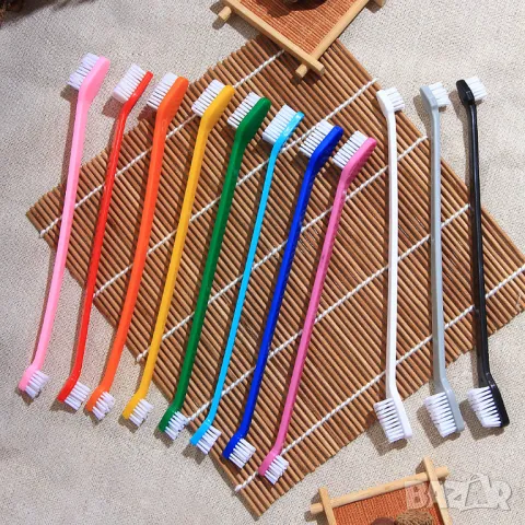 Двустранна четка за зъби за домашни любимци. Дентална четка за куче. Четки за кучета.

, снимка 3 - За кучета - 48238750