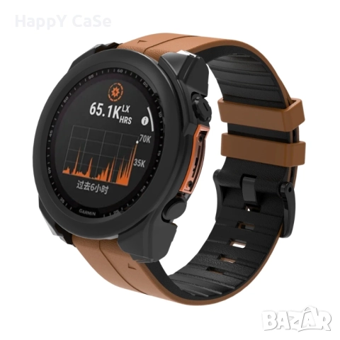 Garmin Fenix 8 Amoled 51mm. / Твърд удароустойчив кейс с протектор, снимка 3 - Смарт часовници - 51839085