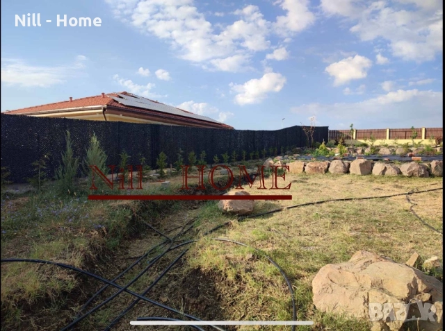 Поцинкована мрежа с декорация ( ИЗКУСТВЕНА ТРЕВА ) 4 мм. Тел / 40 мм. Око, снимка 16 - Огради и мрежи - 52303753