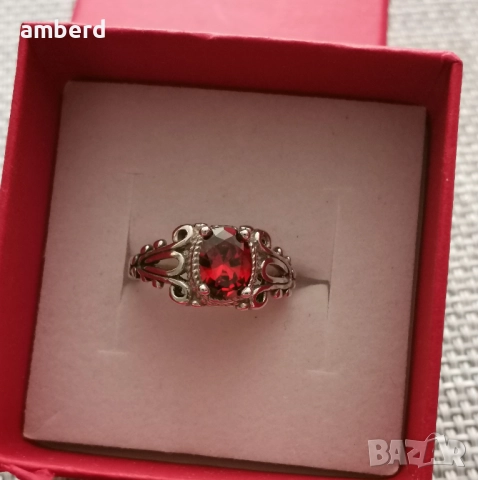 Нежен и елегантен сребърен пръстен - модел R083, снимка 2 - Пръстени - 51986817