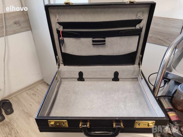 Кожено дипломатическо куфарче, снимка 8 - Куфари - 44369213