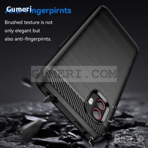 Samsung Galaxy Xcover 6 Pro Противоударен Силиконов Гръб - Карбон, снимка 6 - Калъфи, кейсове - 42209208